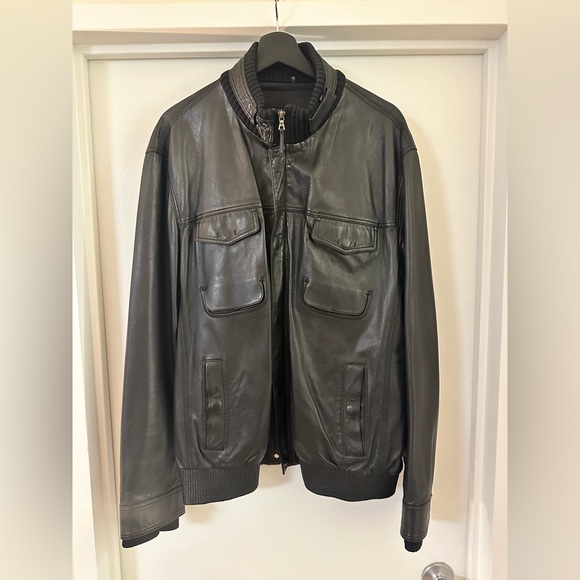 Elie Tahari Other - Men’s Elie Tahari 100% Real Leather Jacket XL